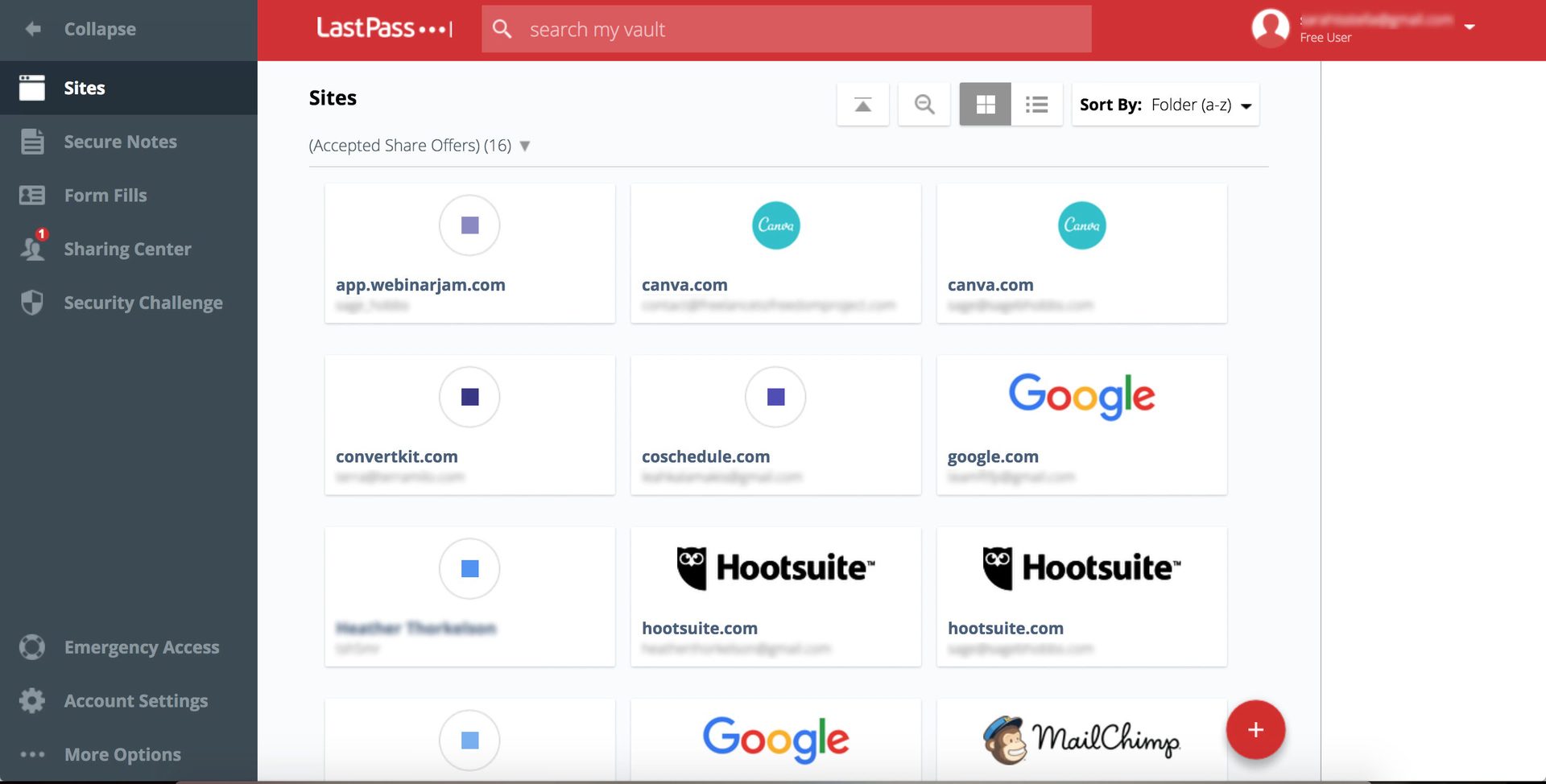 lastpass ui