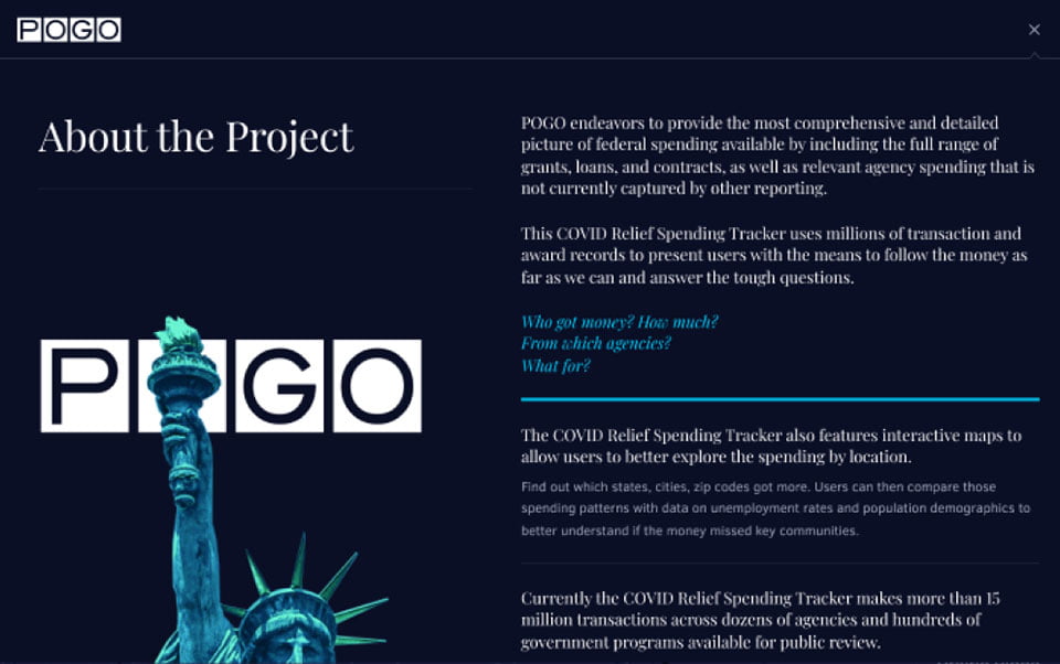 POGO industry pages about page