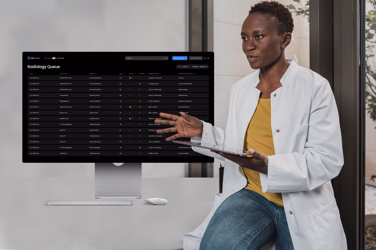 Radiology Queue main interface