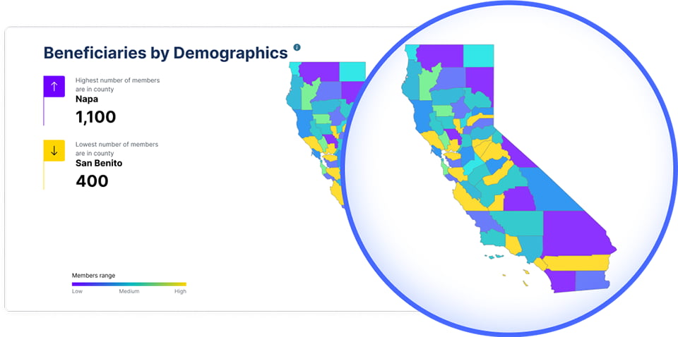 DHCS beneficiaries by demographics