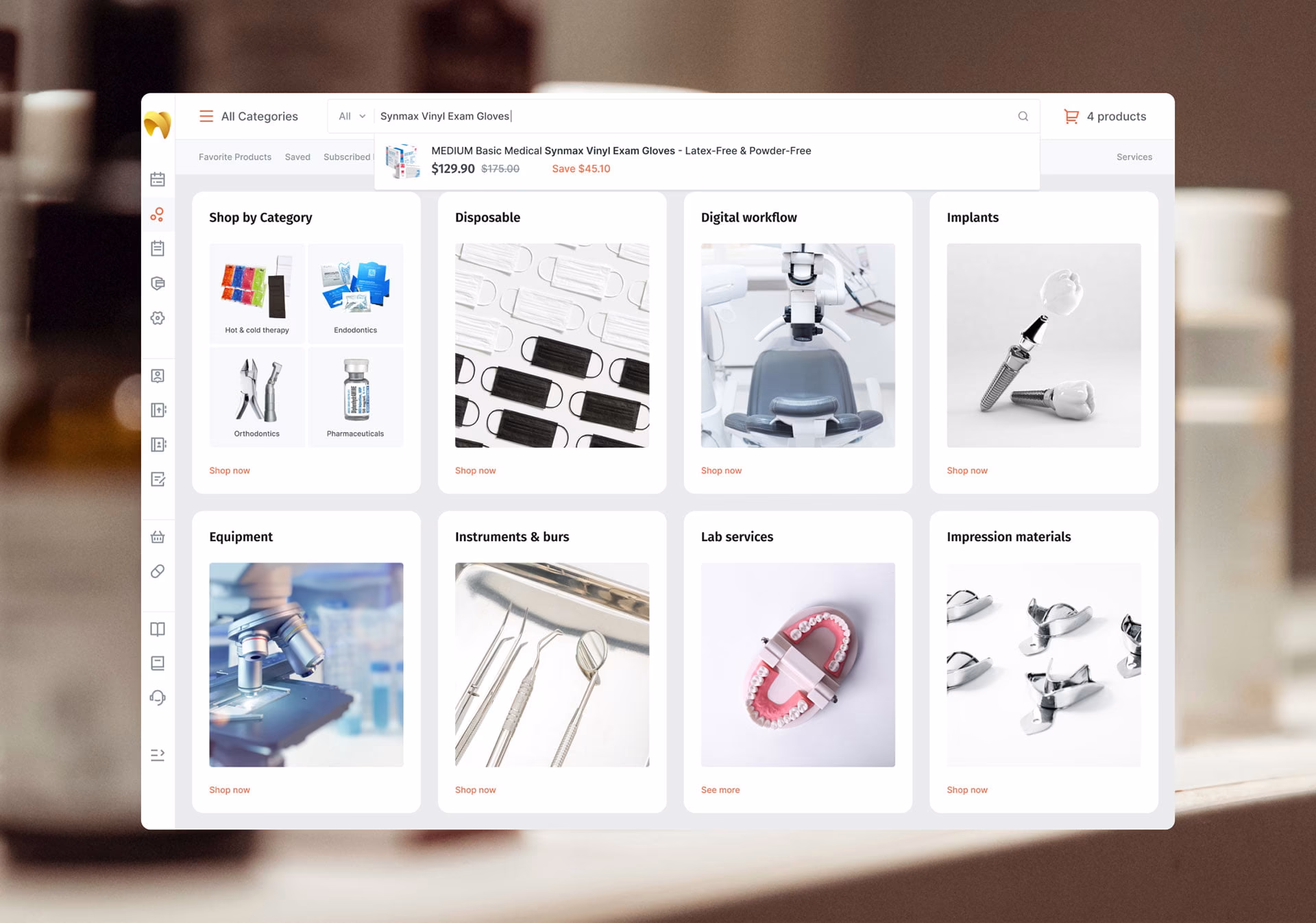 EM Dental main product page example