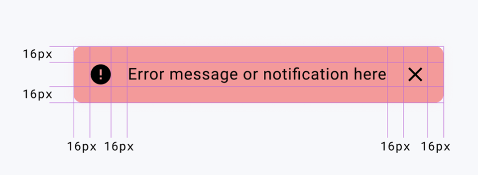 Error message