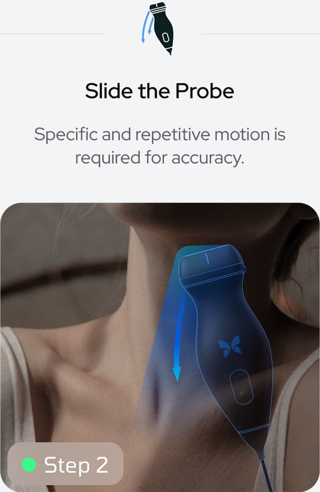 Slide the probe