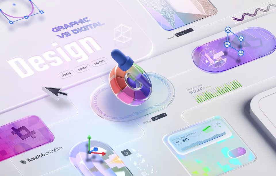 Graphic Design vs Digital Design: What’s the Difference?