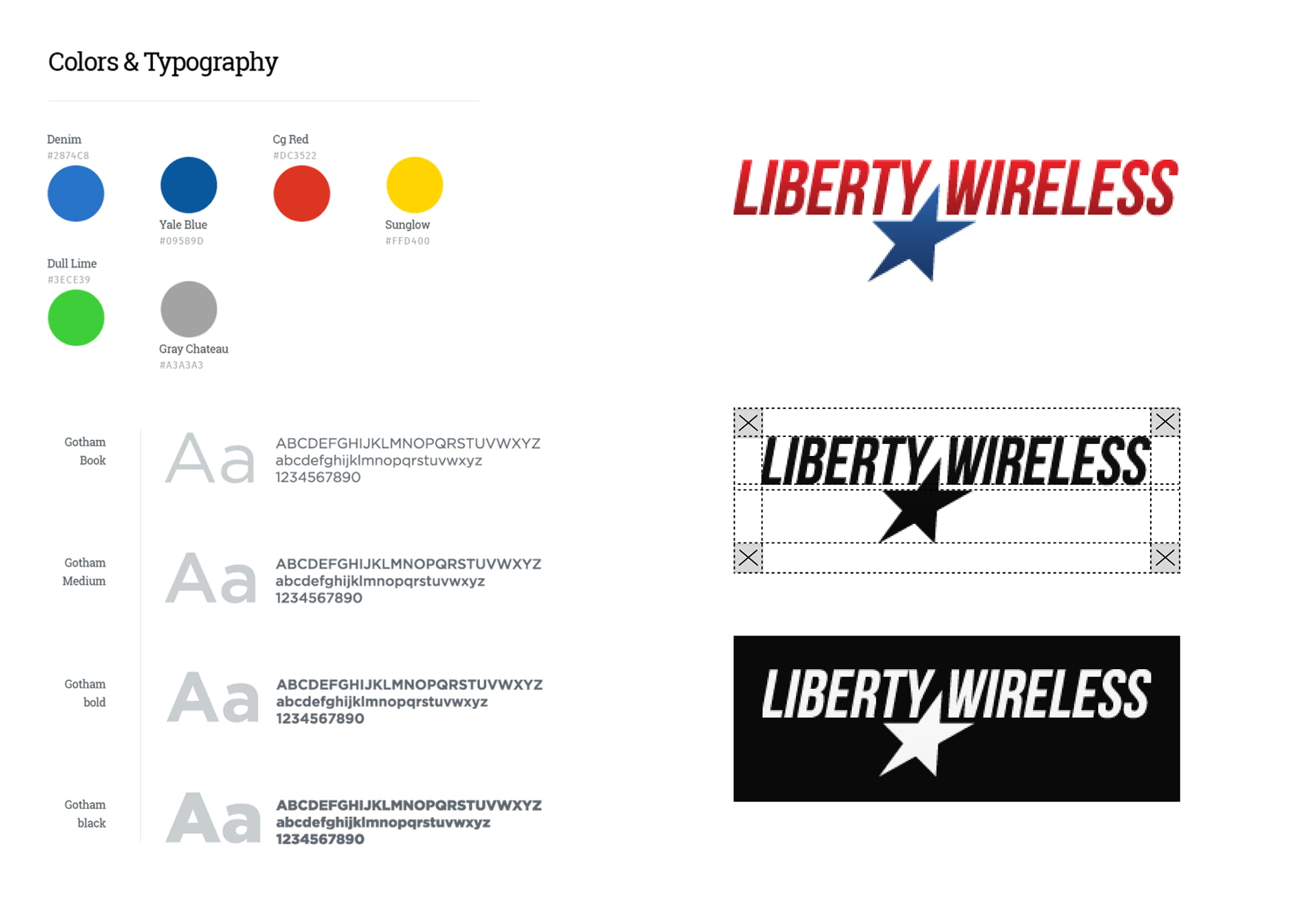 Liberty Wireless Style Guide