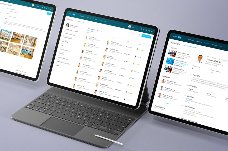 Referral MD UI Design