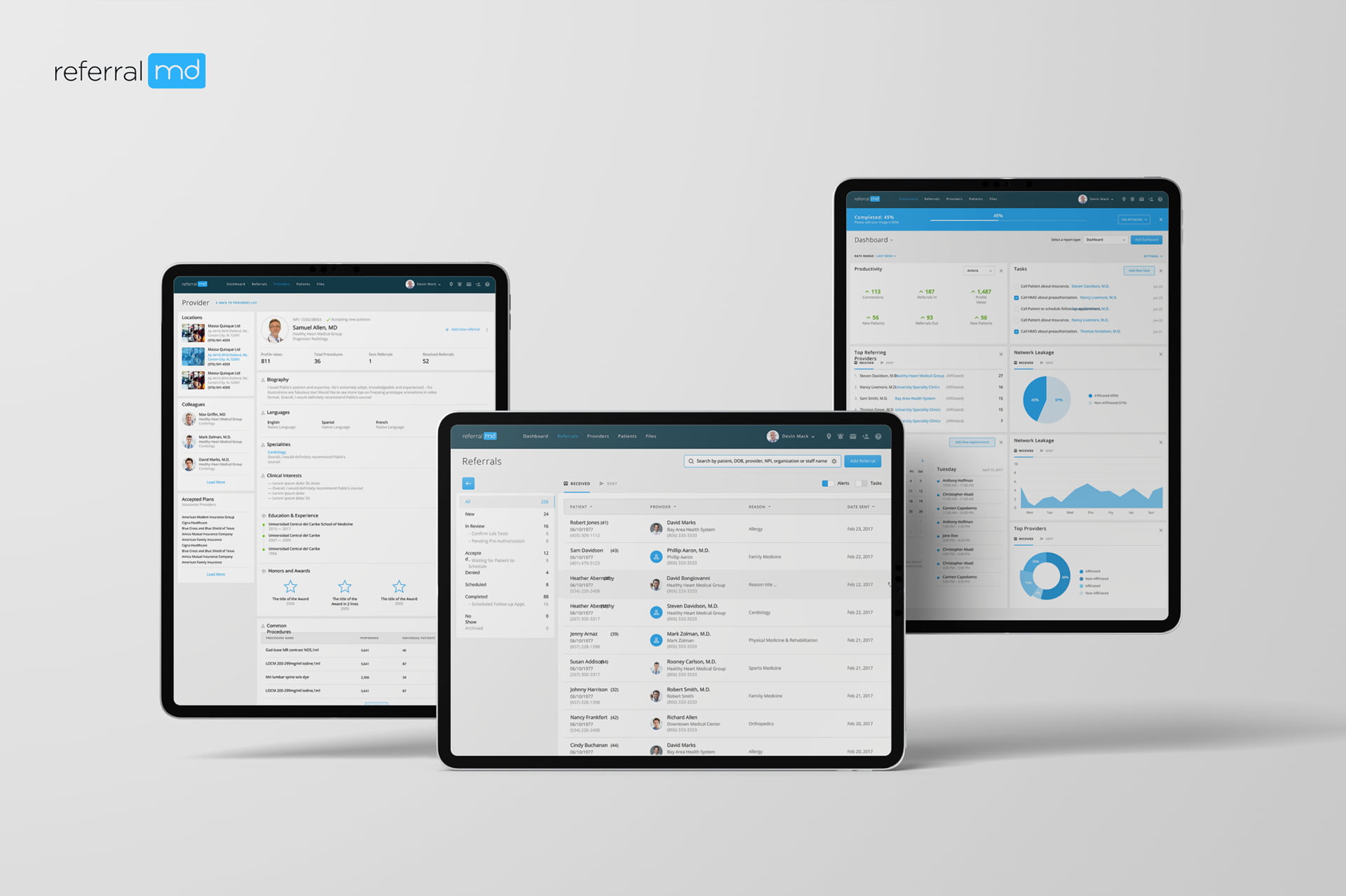 Referral MD UI Design
