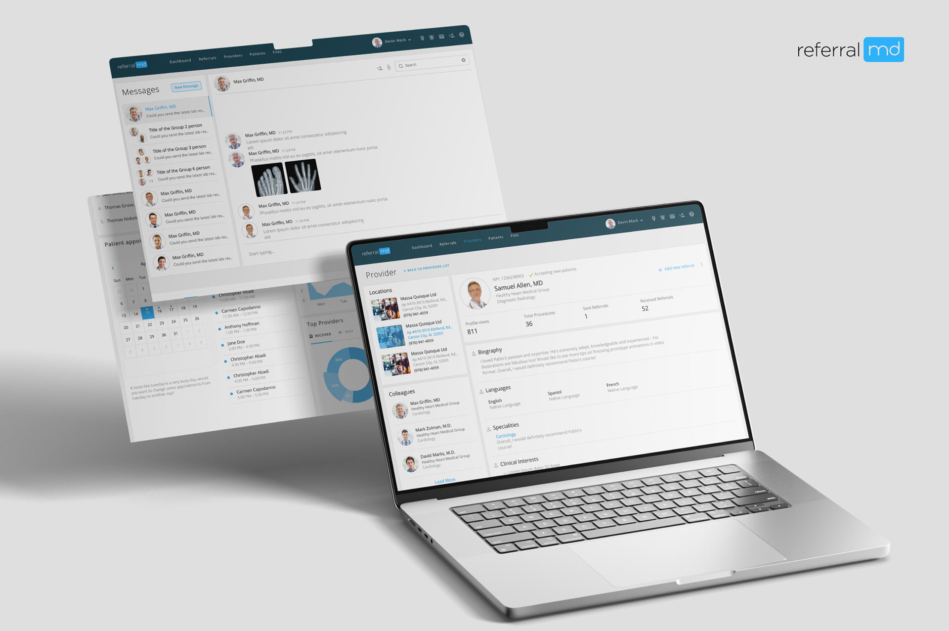 Referral MD UI Design