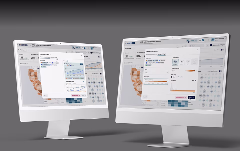 DHCS - Visual builder